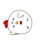 無愛想にわとり（個別スタンプ：5）