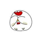 無愛想にわとり（個別スタンプ：6）