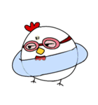 無愛想にわとり（個別スタンプ：7）
