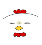 無愛想にわとり（個別スタンプ：32）