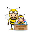 Be(e)loved Family. (Love in Bee Family)（個別スタンプ：7）