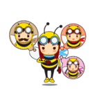 Be(e)loved Family. (Love in Bee Family)（個別スタンプ：18）