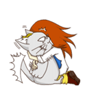 A-Boo and Miss Hardcore（個別スタンプ：12）