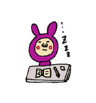 うさおの学生生活（個別スタンプ：4）