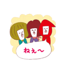 先輩と後輩そっとあかいサンを添えて（個別スタンプ：36）
