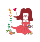 先輩と後輩そっとあかいサンを添えて（個別スタンプ：37）