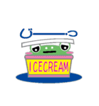 カエルアイスクリーム（個別スタンプ：30）