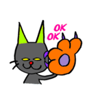 ひねくれネコ（個別スタンプ：3）