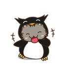 Cat wanna be Penguin（個別スタンプ：12）