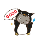 Cat wanna be Penguin（個別スタンプ：13）