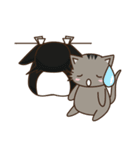 Cat wanna be Penguin（個別スタンプ：17）