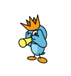 リトル・ブルーバード ラッパーくん（個別スタンプ：5）
