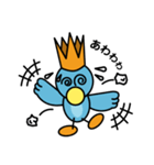 リトル・ブルーバード ラッパーくん（個別スタンプ：6）
