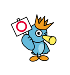 リトル・ブルーバード ラッパーくん（個別スタンプ：16）