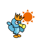 リトル・ブルーバード ラッパーくん（個別スタンプ：21）