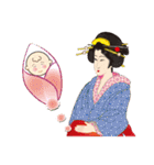 現在版浮世絵女子の日常（個別スタンプ：11）