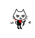 忍猫 こんにちわw（個別スタンプ：3）