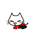 忍猫 こんにちわw（個別スタンプ：21）