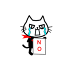 忍猫 こんにちわw（個別スタンプ：35）