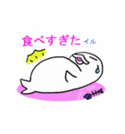 白イルカのイルティー（個別スタンプ：3）