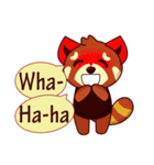 Red Pandas - English（個別スタンプ：4）