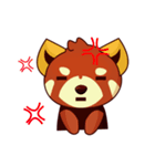 Red Pandas - English（個別スタンプ：26）