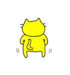 黄色い猫で遊ぼう（個別スタンプ：8）