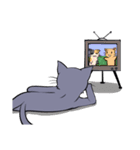 にっこり猫のクロ（個別スタンプ：27）