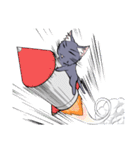 にっこり猫のクロ（個別スタンプ：36）