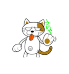 やさぐれ！「ねこ丸」 こんにちわだっ！！（個別スタンプ：13）