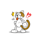 やさぐれ！「ねこ丸」 こんにちわだっ！！（個別スタンプ：17）