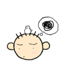 ボーダーかっちゃーんと小鳥（個別スタンプ：3）