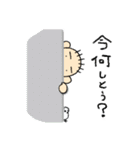 ボーダーかっちゃーんと小鳥（個別スタンプ：11）