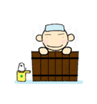 ボーダーかっちゃーんと小鳥（個別スタンプ：24）