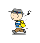 ボーダーかっちゃーんと小鳥（個別スタンプ：33）