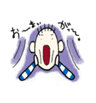 ボーダーかっちゃーんと小鳥（個別スタンプ：36）