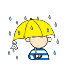 ボーダーかっちゃーんと小鳥（個別スタンプ：39）