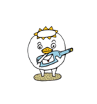 シロガッパ（個別スタンプ：3）