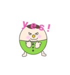 丸い一族。（個別スタンプ：1）