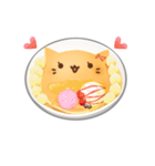 パンケーキにゃんこ（個別スタンプ：9）