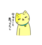 色猫（個別スタンプ：18）