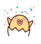 しろねこビル と ひよこのリップ（個別スタンプ：8）