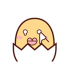 しろねこビル と ひよこのリップ（個別スタンプ：9）
