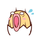 しろねこビル と ひよこのリップ（個別スタンプ：11）