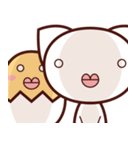 しろねこビル と ひよこのリップ（個別スタンプ：15）