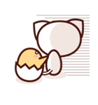 しろねこビル と ひよこのリップ（個別スタンプ：22）