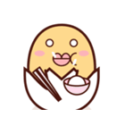 しろねこビル と ひよこのリップ（個別スタンプ：35）