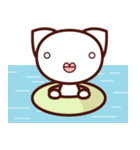 しろねこビル と ひよこのリップ（個別スタンプ：38）
