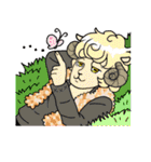 どうぶつ男子（個別スタンプ：9）