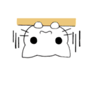 しろにゃんこ！（個別スタンプ：2）